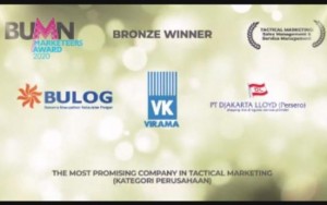 PT Djakarta Lloyd (Persero) Raih The Most Promising Company In Tactial Marketing.